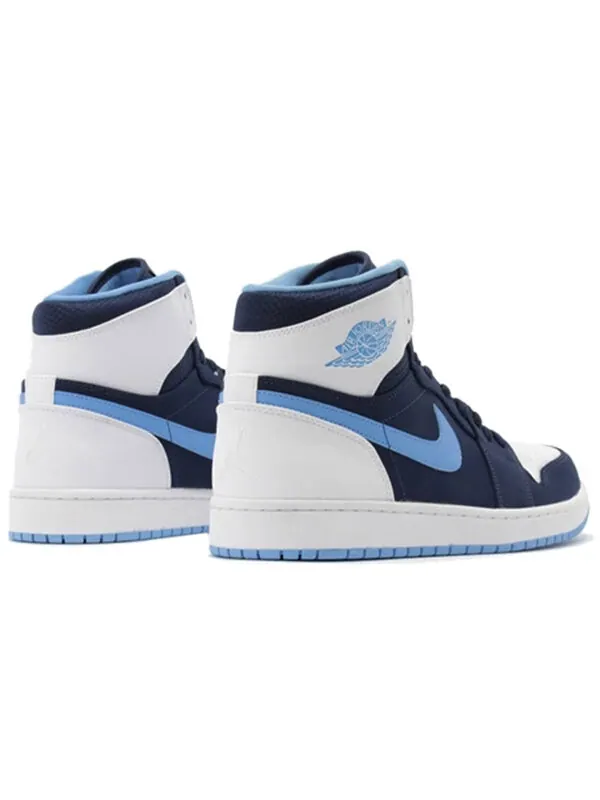 Кроссовки 1 ретро высокие Air Jordan — изображение 3 из 4, темно-синий/-белый