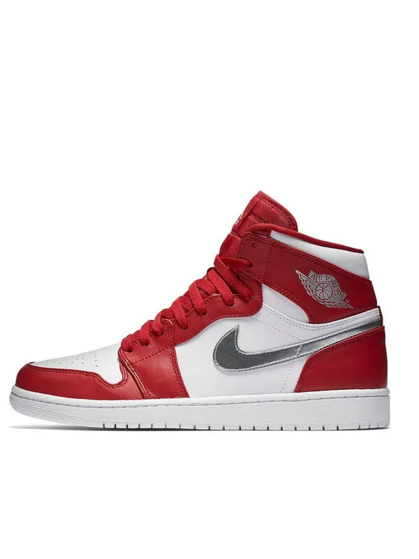 Кроссовки 1 ретро высокие Air Jordan — изображение 1 из 4, красный/-белый