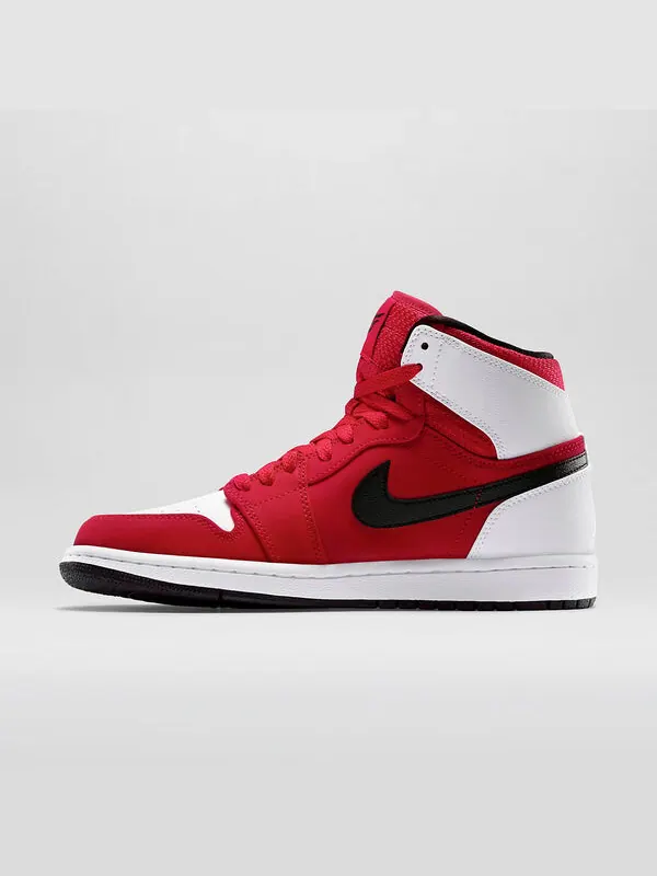Кроссовки 1 ретро высокие Air Jordan — изображение 2 из 4, красный/черный-белый