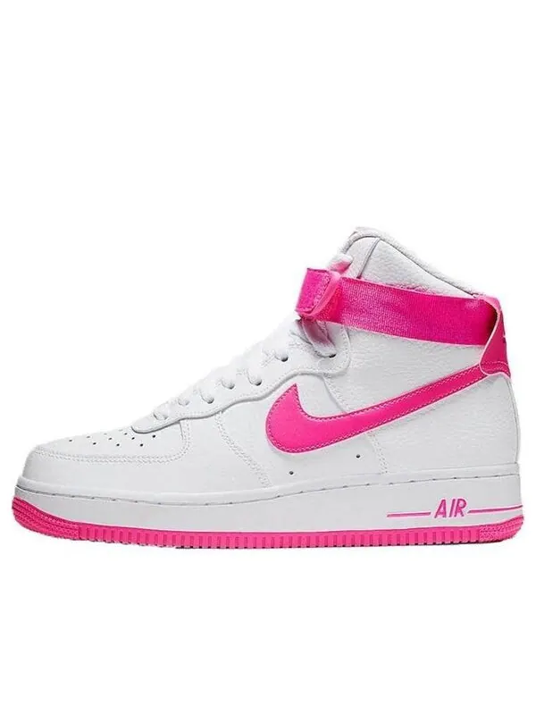 Кроссовки air force 1 высокие Nike — изображение 1 из 4, белый/розовый
