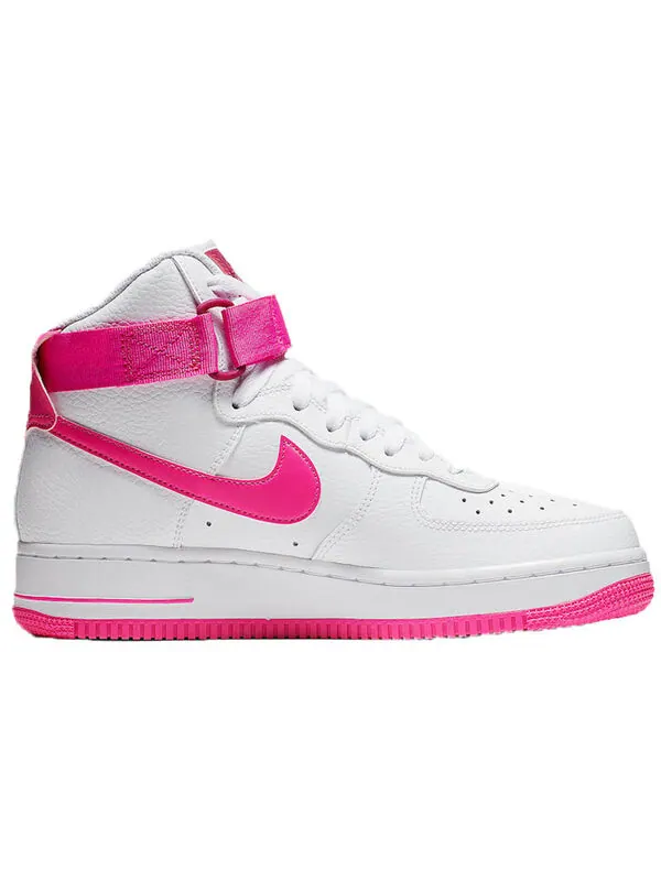 Кроссовки air force 1 высокие Nike — изображение 2 из 4, белый/розовый