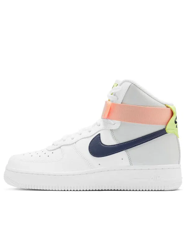 Кроссовки air force 1 высокие Nike — изображение 1 из 4, белый/серый/синий