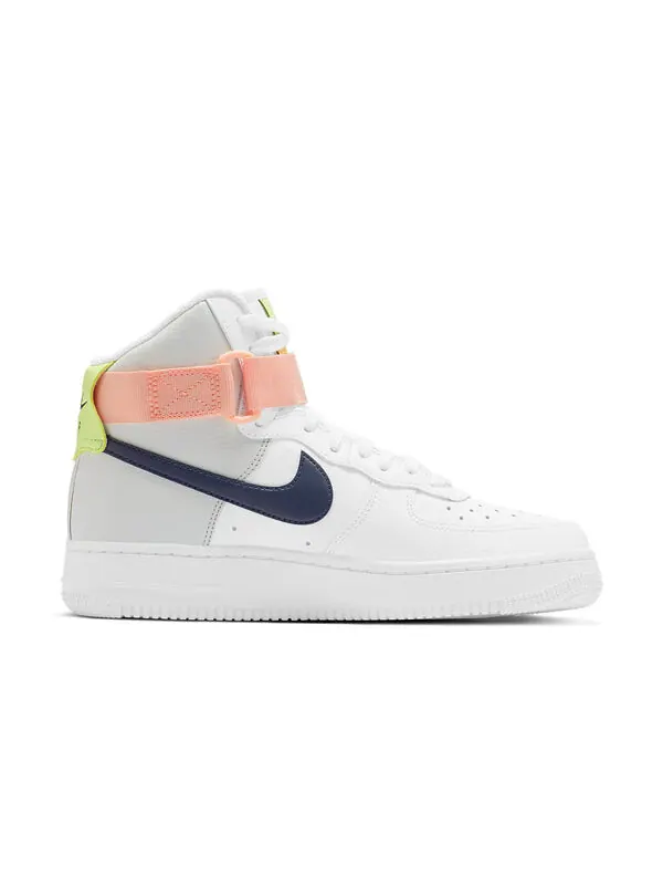 Кроссовки air force 1 высокие Nike — изображение 2 из 4, белый/серый/синий