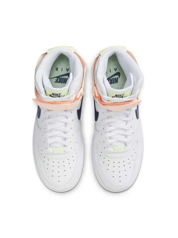 Кроссовки air force 1 высокие Nike — изображение 4 из 4, белый/серый/синий