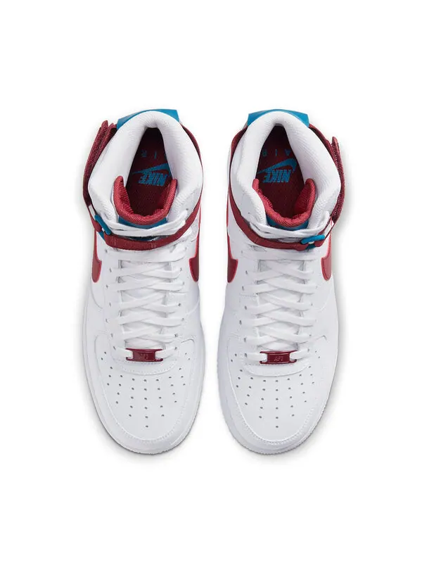 Кроссовки air force 1 высокие Nike — изображение 4 из 4, белый/красный/зеленый
