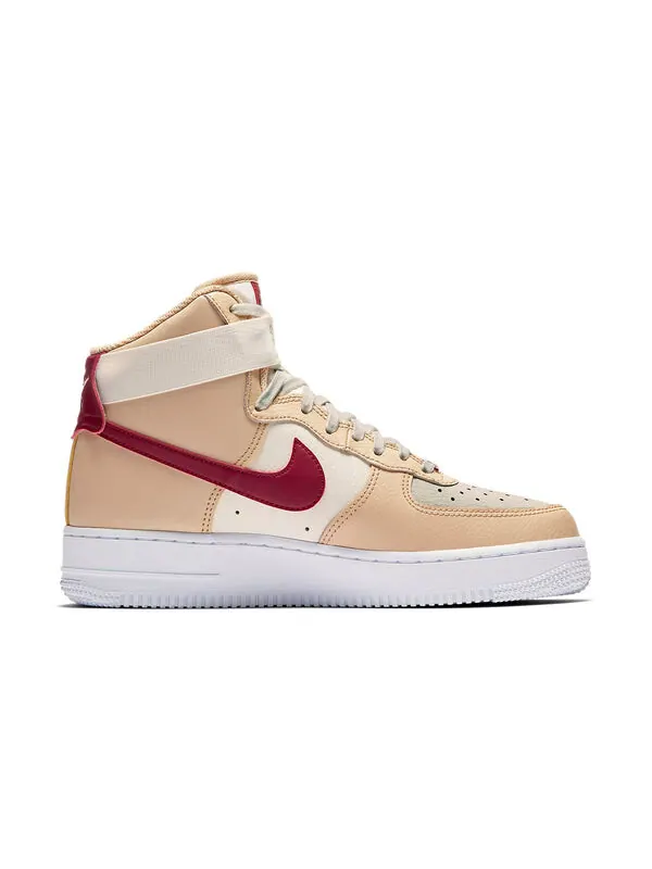 Кроссовки air force 1 высокие Nike — изображение 2 из 4, белый/розовый