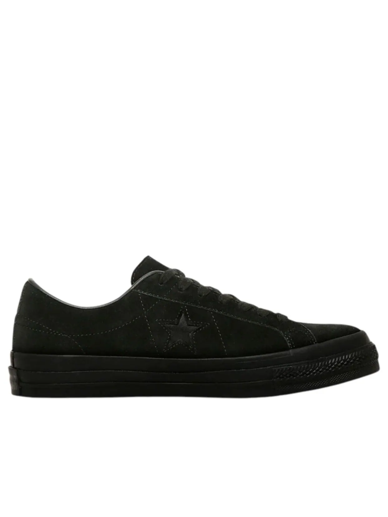 Кроссовки Converse One Star Suede 'Black Monochrome' — изображение 3 из 6, черный