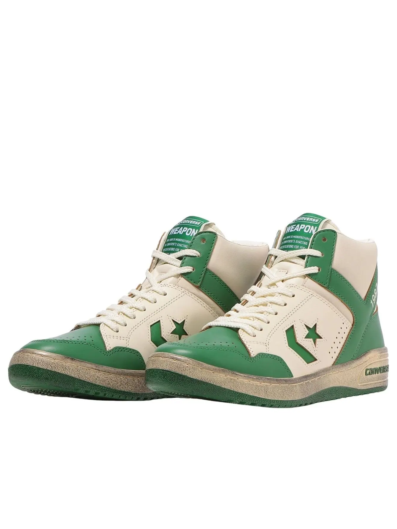 Кеды Converse x Stranger Things Weapon Hi 'Green' — изображение 2 из 6, зеленый
