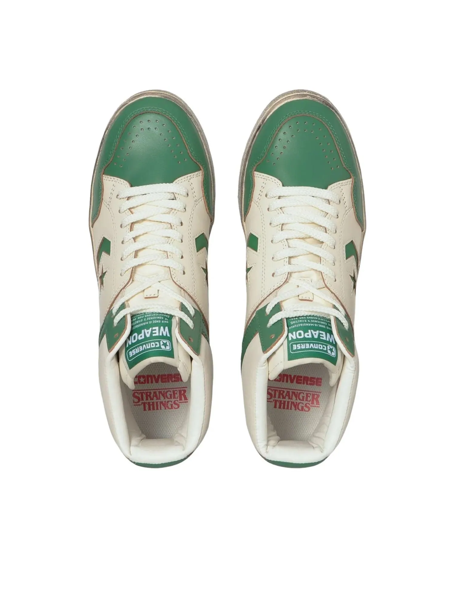 Кеды Converse x Stranger Things Weapon Hi 'Green' — изображение 3 из 6, зеленый
