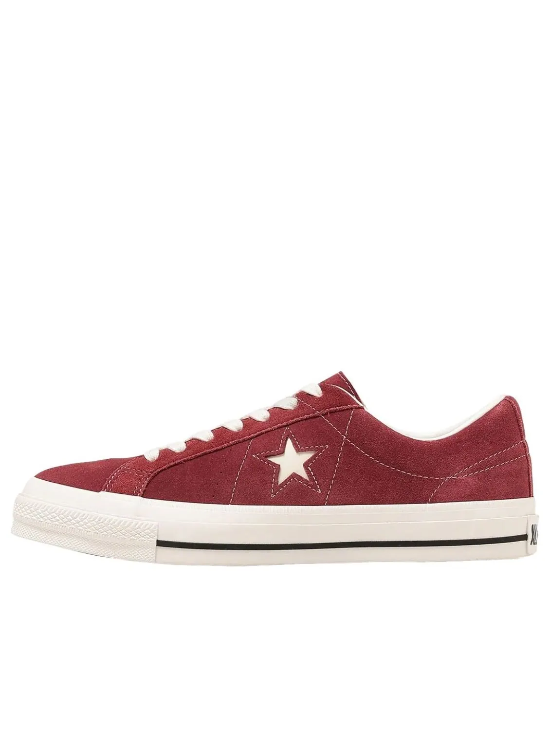 Кеды Converse One Star Suede 'Burgundy' — изображение 1 из 5, бордовый/белый