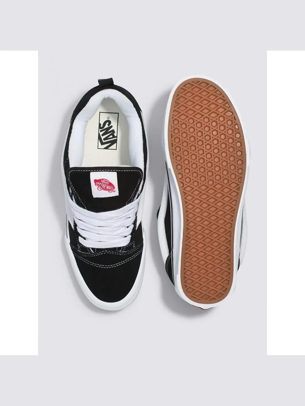 Кроссовки Vans Knu Skool — изображение 4 из 4, черный/белый