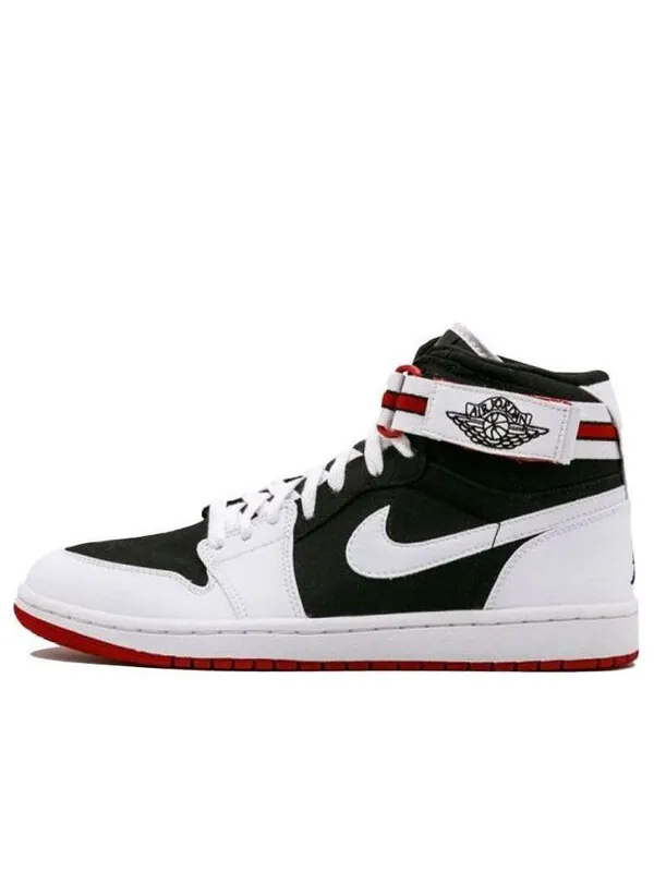 Кроссовки 1 высокий ремешок Air Jordan — изображение 1 из 4, белый/черный/красный