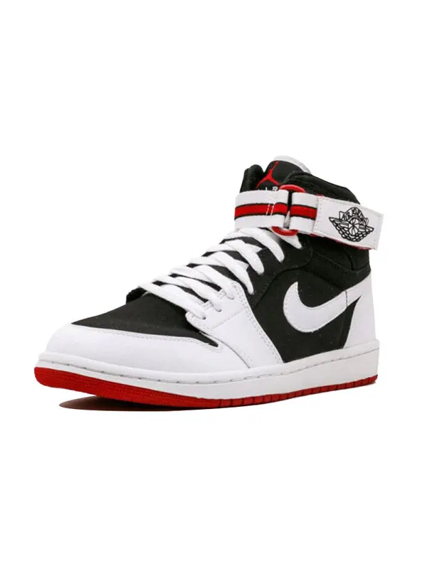 Кроссовки 1 высокий ремешок Air Jordan — изображение 2 из 4, белый/черный/красный