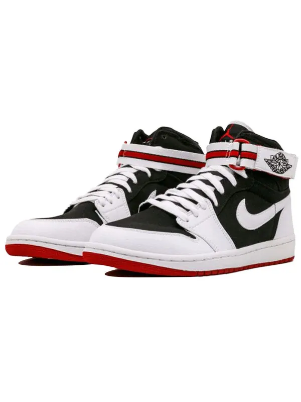 Кроссовки 1 высокий ремешок Air Jordan — изображение 3 из 4, белый/черный/красный