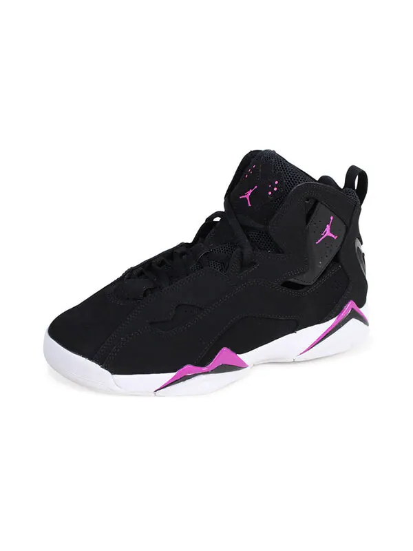 Кроссовки true flight 'black fuchsia' Air Jordan — изображение 3 из 4, черный/фиолетовый