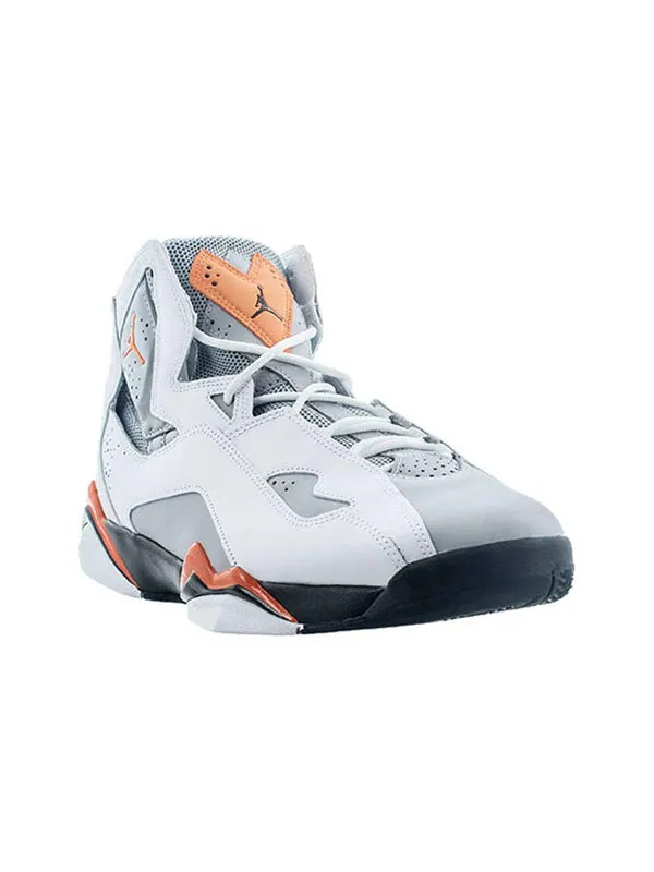 Кроссовки настоящий полет Air Jordan — изображение 3 из 4, серый/оранжевый