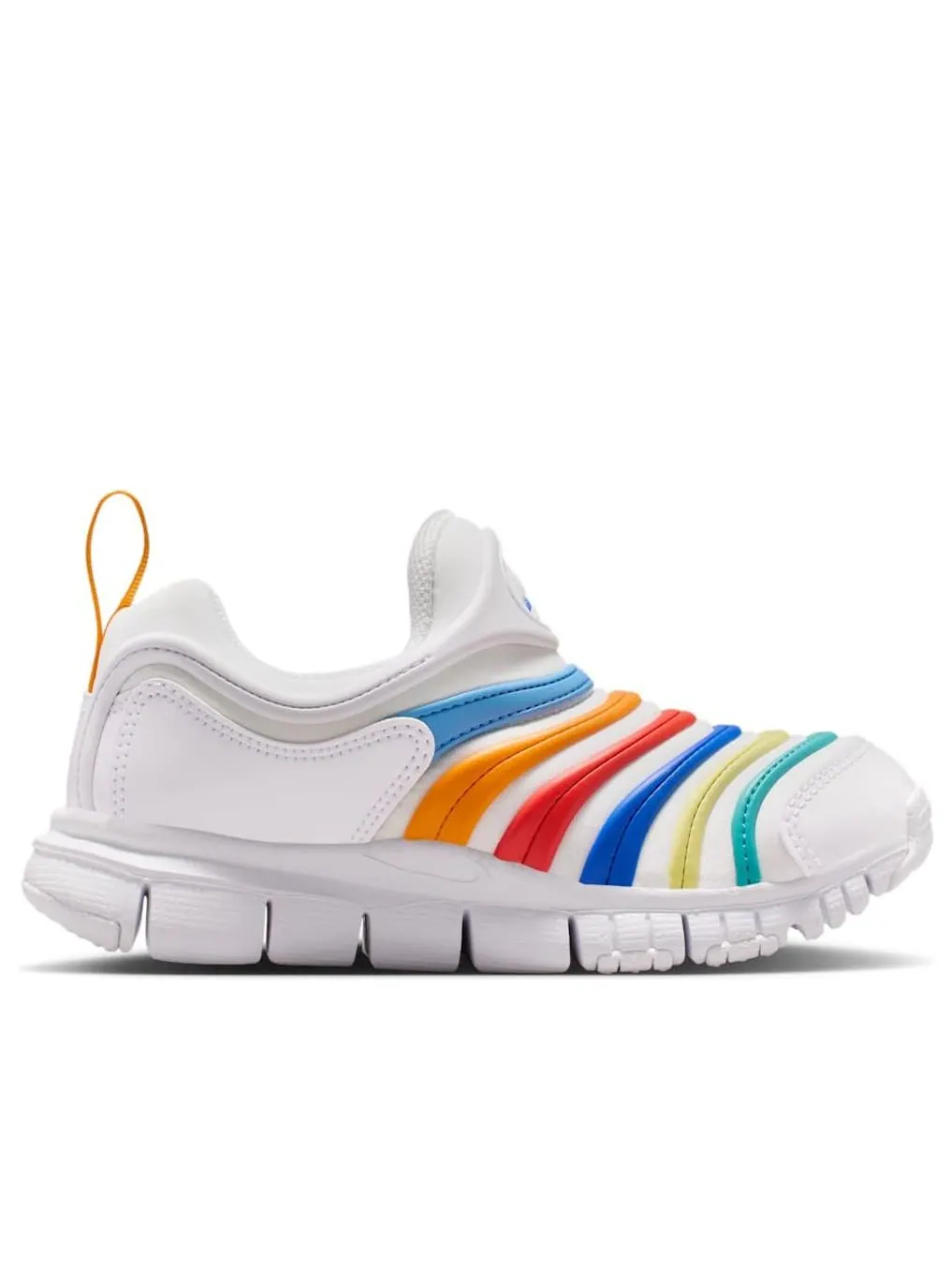 Кроссовки (PS) Nike Dynamo Free 'White Multi-Color' — изображение 2 из 6, белый