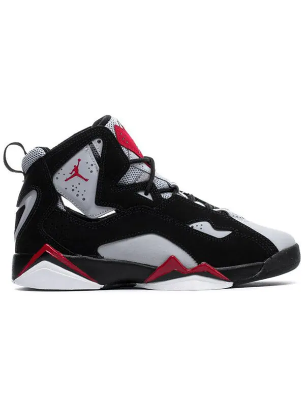 Кроссовки настоящий полет Air Jordan — изображение 2 из 4, серый/красный