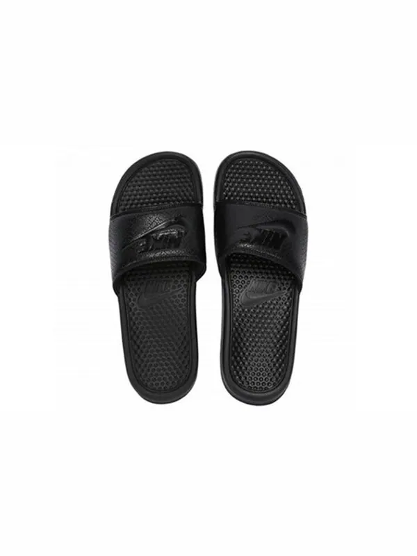 Тапочки benassi jdi slide 'triple black' Nike — изображение 3 из 4, черный