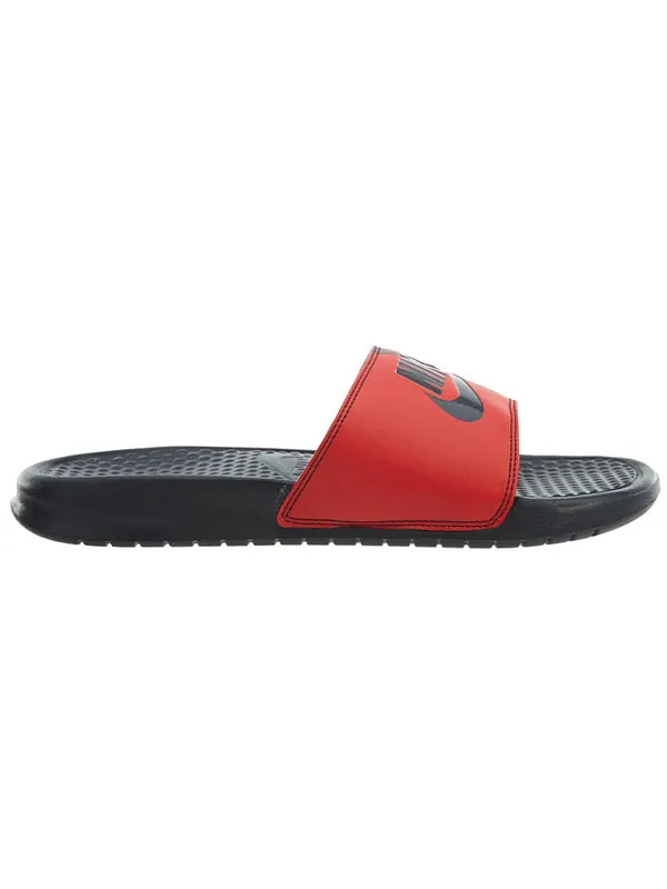 Тапочки benassi jdi 'anthracite' Nike — изображение 2 из 4, красный