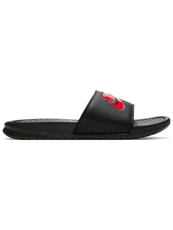 Тапочки benassi slide 'just do it' Nike — изображение 2 из 4, черный/красный