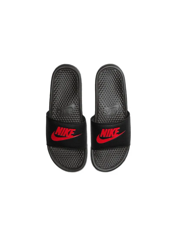 Тапочки benassi slide 'just do it' Nike — изображение 3 из 4, черный/красный