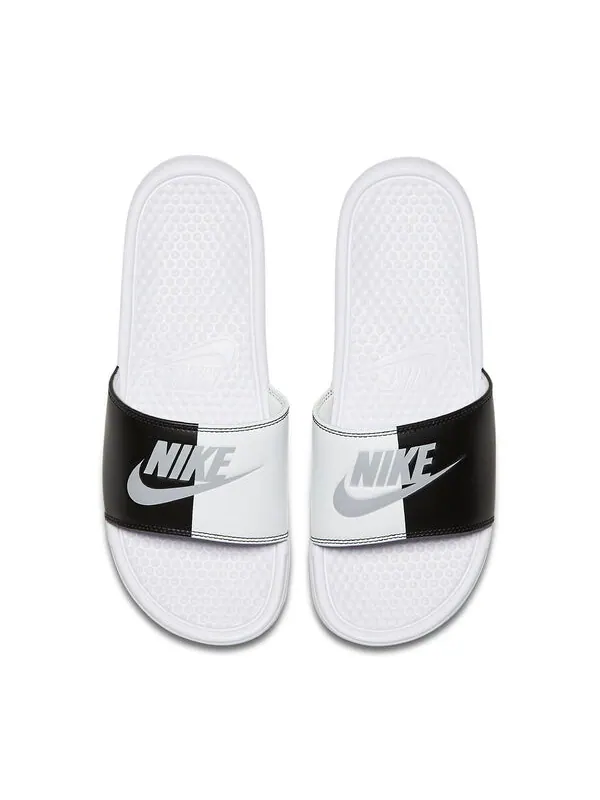Тапочки benassi jdi 'white black' Nike — изображение 2 из 4, черный/белый