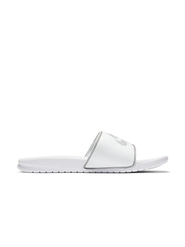 Тапочки benassi jdi 'white black' Nike — изображение 4 из 4, черный/белый