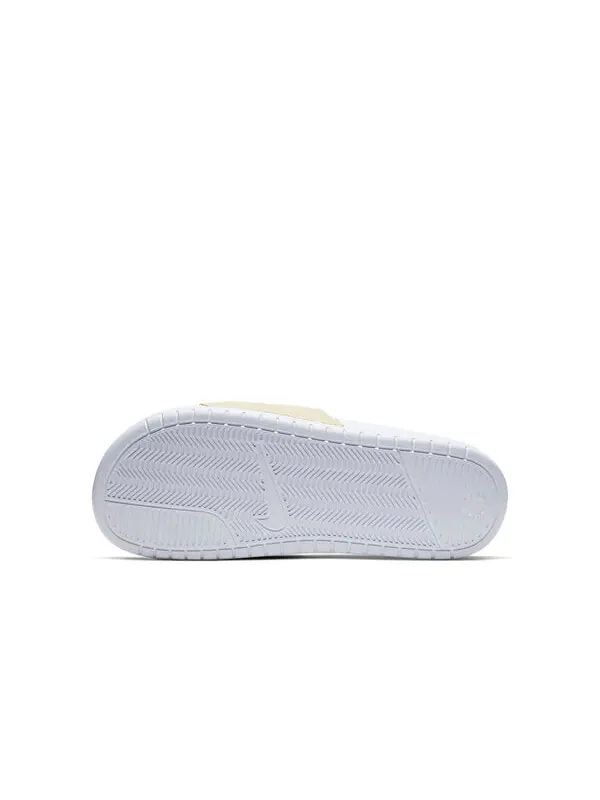 Тапочки benassi jdi slide 'white team gold' Nike — изображение 4 из 4, белый/золотистый