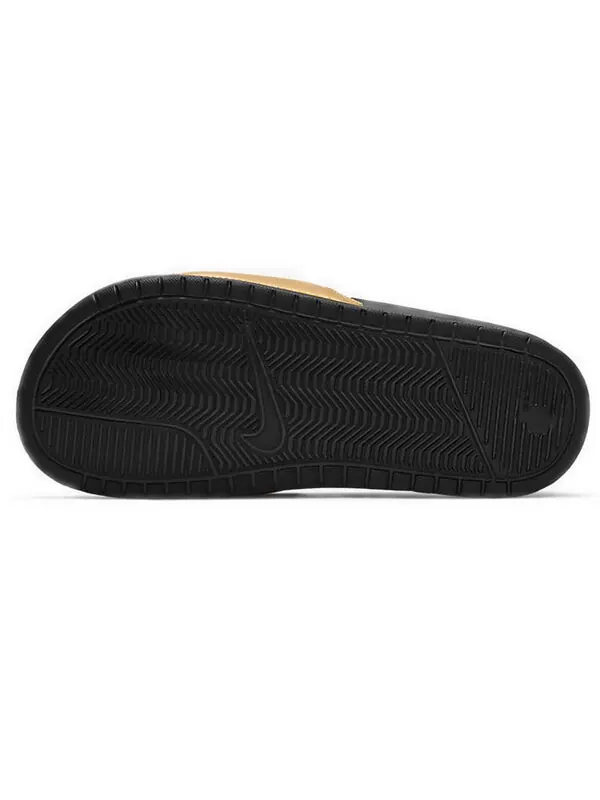 Тапочки jdi benassi slides 'black metallic gold' Nike — изображение 4 из 4