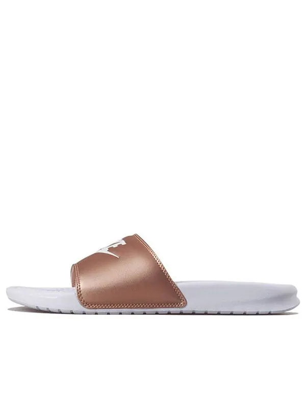 Тапочки benassi jdi 'metallic red bronze' Nike