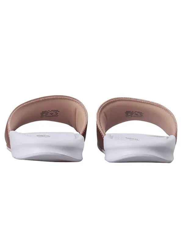 Тапочки benassi jdi 'metallic red bronze' Nike — изображение 4 из 4, белый-красный