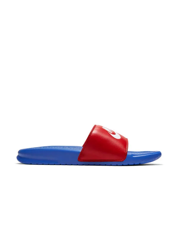 Тапочки benassi jdi slides 'game royal university red' Nike — изображение 2 из 4, бежевый