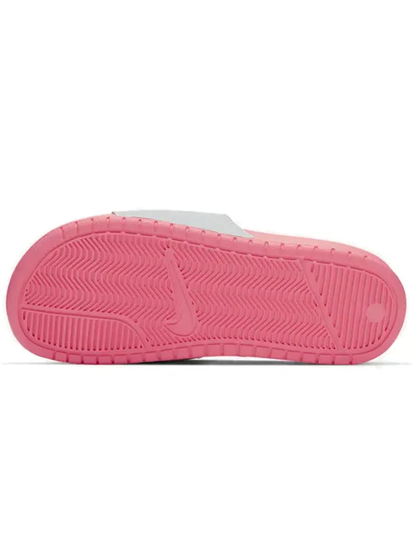 Тапочки benassi jdi 'sunset pulse' Nike — изображение 4 из 4, белый/розовый