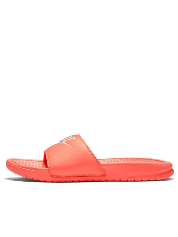 Тапочки sportswear benassi jdi macaron pink orange slippers Nike