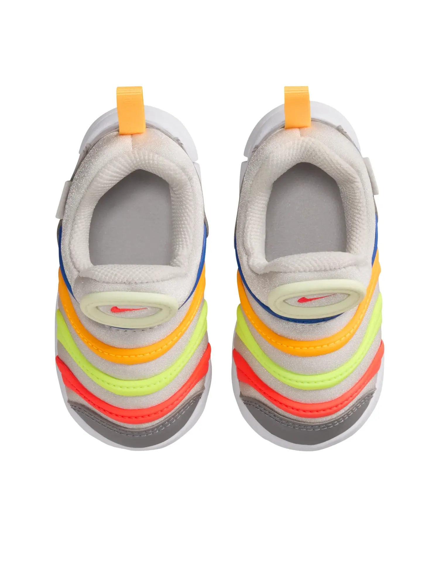 Кроссовки (TD) Nike Dynamo Free 'Vast Grey Bright Crimson University Blue' — изображение 3 из 5, серый