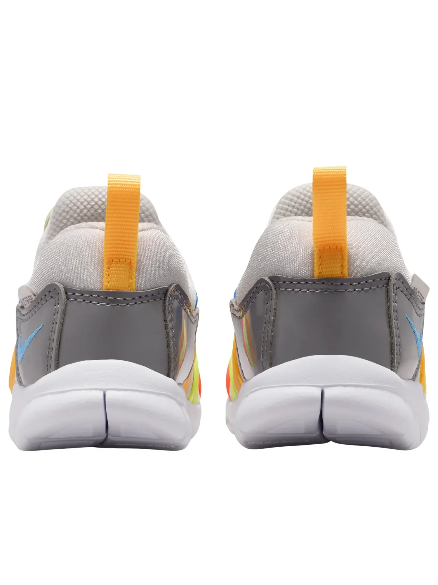 Кроссовки (TD) Nike Dynamo Free 'Vast Grey Bright Crimson University Blue' — изображение 4 из 5, серый