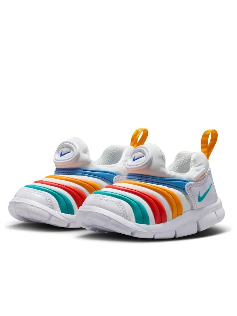 Кроссовки (TD) Nike Dynamo Free 'White Multi-Color' — изображение 3 из 6, белый