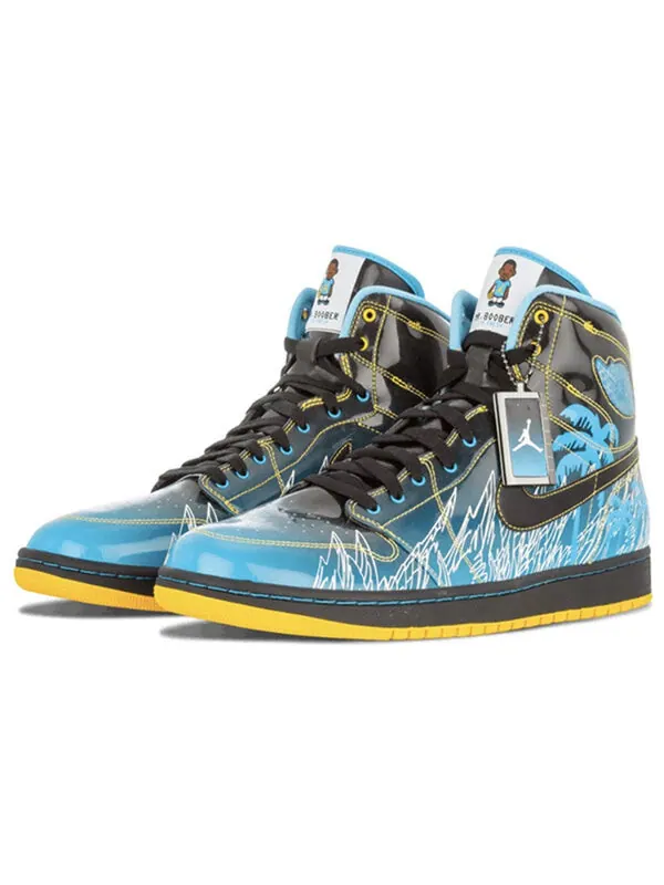 Кроссовки 1 ретро высокие Air Jordan — изображение 2 из 4, черный
