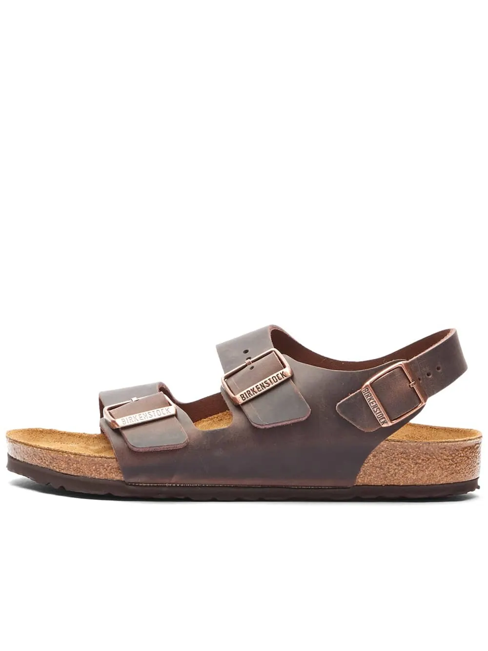 Сандалии Birkenstock Milano Oiled Leather — изображение 2 из 5, коричневый