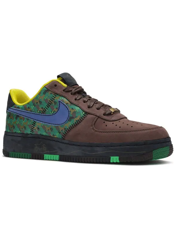 Кроссовки air force 1 '07 low 'doernbecher' Nike — изображение 2 из 4, коричневый-синий-зеленый