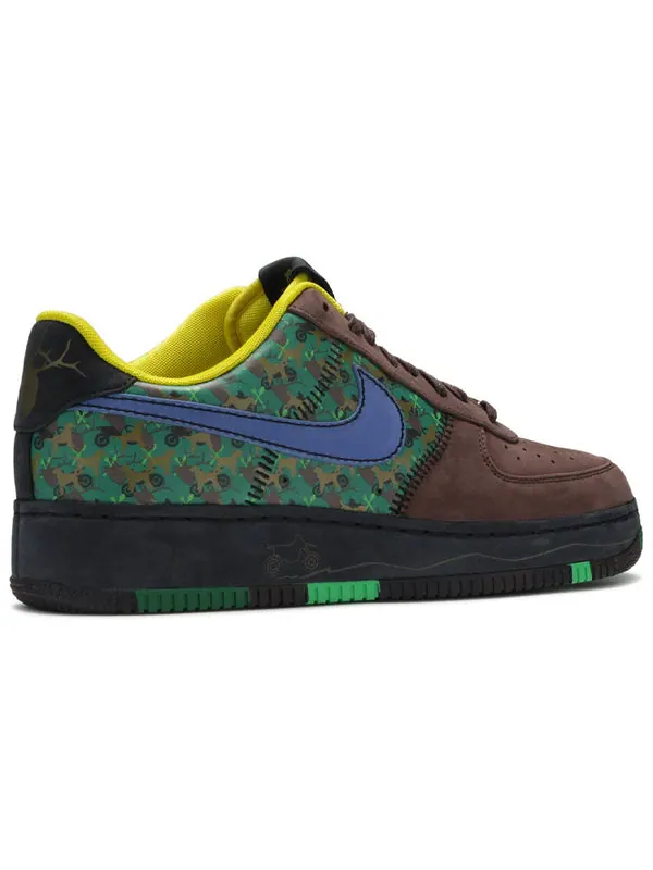 Кроссовки air force 1 '07 low 'doernbecher' Nike — изображение 3 из 4, коричневый-синий-зеленый