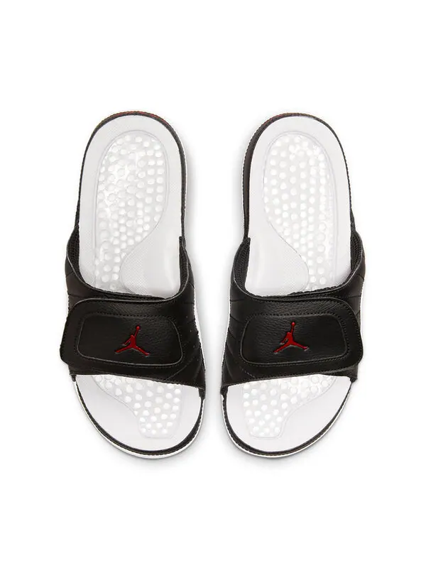 Тапочки hydro 12 premium slide 'playoff' 2012 Air Jordan — изображение 4 из 4, черный/белый
