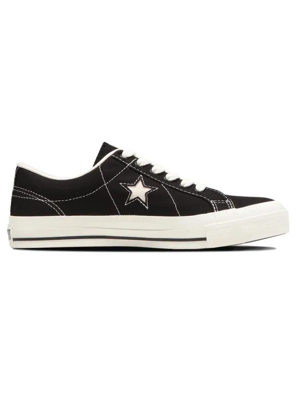 Кроссовки one star made in japan vintage canvas 'black' Converse — изображение 2 из 4, черный