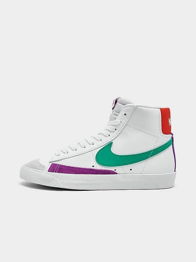 Кроссовки Nike Blazer Mid 77 CZ1055 — изображение 1 из 6, белый зеленый