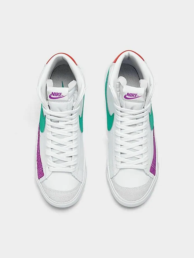 Кроссовки Nike Blazer Mid 77 CZ1055 — изображение 5 из 6, белый зеленый