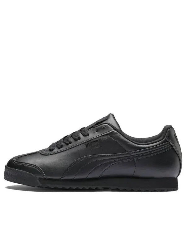 Кроссовки roma basic 'black' Puma — изображение 1 из 4, черный
