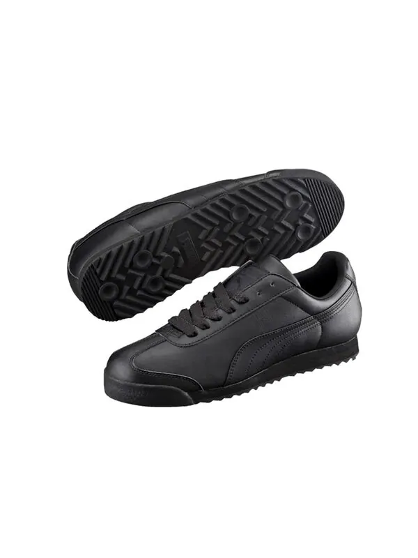 Кроссовки roma basic 'black' Puma — изображение 3 из 4, черный