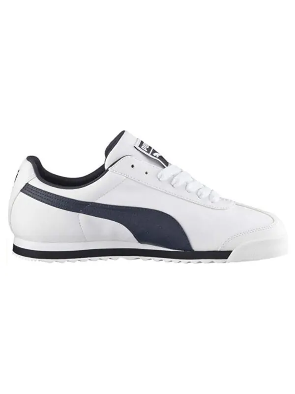 Кроссовки roma basic 'white navy' Puma — изображение 3 из 4, белый/синий