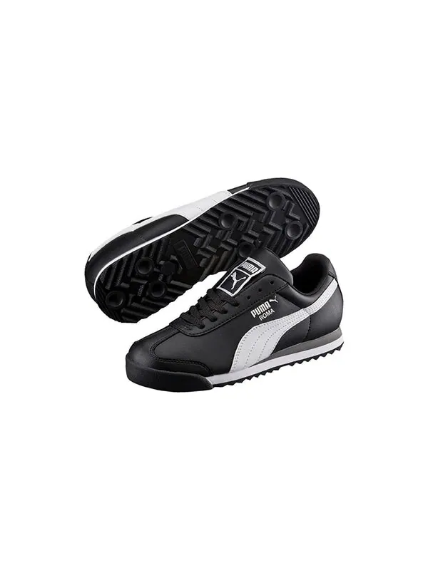 Кроссовки roma basic 'black white silver' Puma — изображение 3 из 4, черный